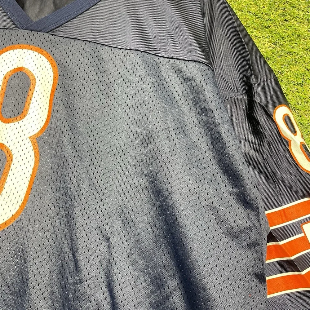 Champion Chicago Bears Football Jersey Mens 2XL 52 #8 Cade McNown Blue Navy